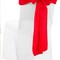 10 Pieces Red Classic Polyester Chair Sashes 8"x108" for Weddings & Events